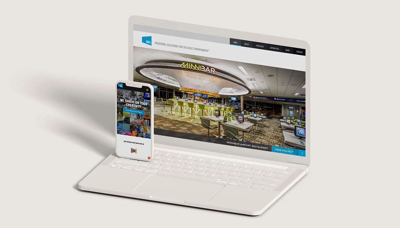 Responsive Website Design Mockup