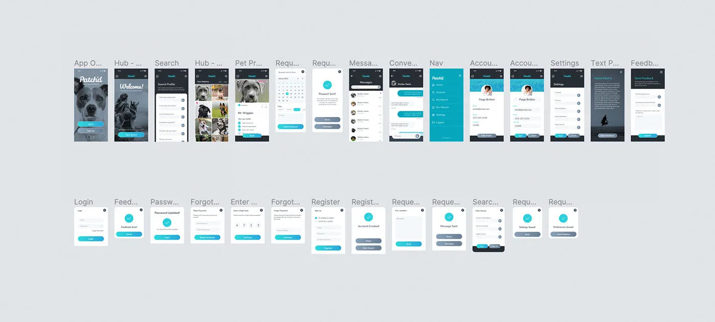 UX Design High Fidelity Mockup