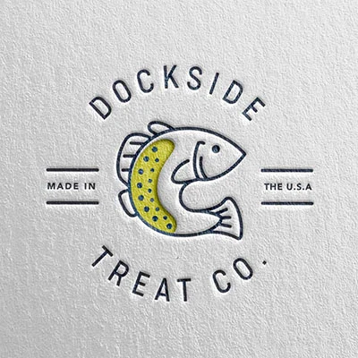 Dockside Treat Fish Logo
